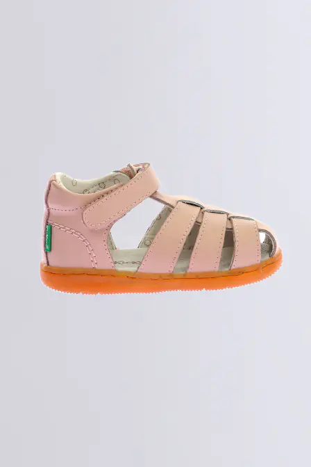 Kick Flo - Sandales rose clair pour fille - Kickers © Site Officiel