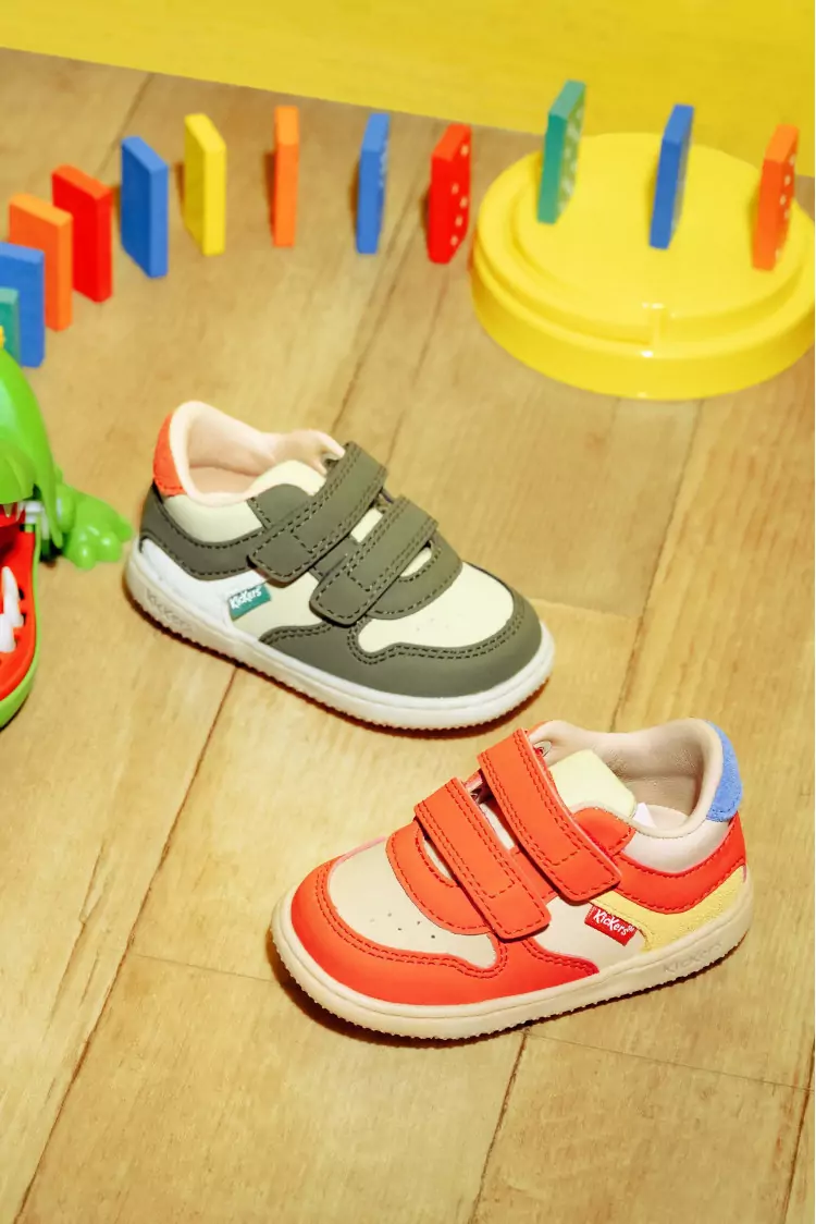 Kickmotion Beige rouge jaune Kickmotion Beige rouge jaune